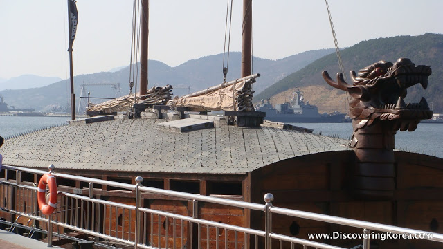 Full-size replica of Admiral Yi Sun-shin’s 16th-century Turtle Ship.